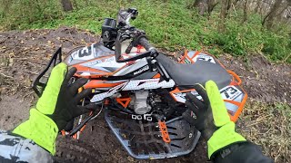 Borský Mikuláš 2024 QUAD  KTM 525 XC FAIL [upl. by Inig694]