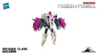 Optibotimus Reviews Transformers Power of the Primes Voyager Class HUNGURRR [upl. by Nuhsed]