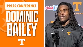 Tennessee Footballs Dominic Bailey details Volunteers BYE Week I Volquest I GBO [upl. by Attalanta]