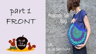 Peacock Tail Bag CAL Part 1  Front side [upl. by Mharba167]