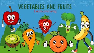 Sing and Dance with Fruits and Veggies Fun Kids Video 🍎🕺🥦 [upl. by Issim]