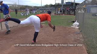 LHP David Michael Irons Bridgeland High School Class of 2022 [upl. by Ziguard]