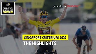 Race Highlights  Singapore Criterium [upl. by Ainer]