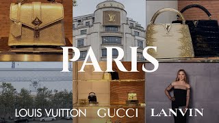 PARIS LOUIS VUITTON 202425 New winter bags collection shoes clothes GUCCI  LANVIN [upl. by Archle]