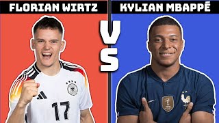 Florian Wirtz vs Kylian Mbappe  Rising Star vs Superstar Showdown [upl. by Suirtemed909]