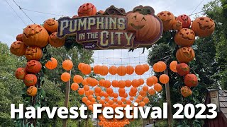 Silver Dollar City Harvest Festival 2023  Pumpkins in the City [upl. by Ahsirahc]