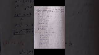 Class 10 chapter 2 polynomial exercise 22 solution maths ncertmaths [upl. by Martens289]