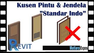 Download Revit Library  Pintu dengan Kusen [upl. by Gustafson]