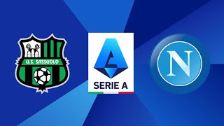 🔴 SASSUOLONAPOLI LIVE  SERIE A  Supporta il canale ISCRIVITI ❤️ [upl. by Orme95]