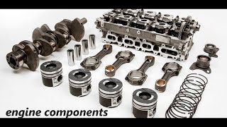 Automobile Engine componentsEngine parts Basic components of IC engineAuto mobileAutomobile [upl. by Oliver]