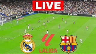 🔴 REAL MADRID vs BARCELONA LIVE  LaLiga 202425 [upl. by Stubbs209]