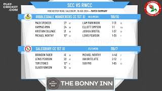 Salesbury CC 1st XI v Ribblesdale Wanderers CC 1st XI [upl. by Nairadas389]