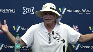 Arizona Football Press Conference  Duane Akina [upl. by Chiou42]