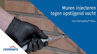 Muren injecteren tegen opstijgend vocht met Humabloc® Plus [upl. by Areval79]