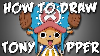 Draw Chopper From One Piece  Quick Simple Easy How To Steps For Beginners 27 チョッパー [upl. by Runck592]