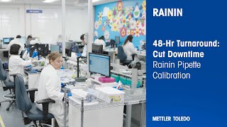 Pipette Calibration  48Hour Turnaround  Service Any Pipette Brand  Rainin  METTLER TOLEDO [upl. by Terzas]