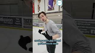 Master the basic forward twizzle with the tip figureskating iceskating learntoskate [upl. by Hcelemile479]