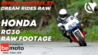 Dream Rides Honda VFR750R RC30  Raw Riding Footage [upl. by Augy]