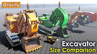 Excavator Size Comparison [upl. by Ravid688]