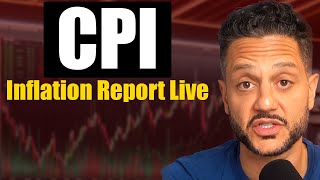 🚨 Day Trading Live  CPI Inflation Report [upl. by Sackman]