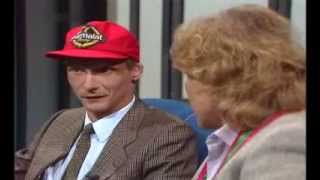 Thomas Gottschalk im Gespräch mit Niki Lauda 1985 [upl. by Enylodnewg133]