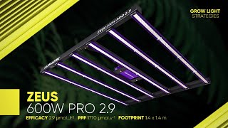 LUMATEK EU  LED GROW LIGHT STRATEGIES  ZEUS 600W PRO 29 [upl. by Partan]