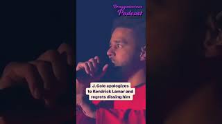 J Cole apologized to Kendrick Lamar rap [upl. by Vivienne]