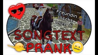 Star Stable SONGTEXT  PRANK Freundin löscht mich  WAS [upl. by Lauretta924]