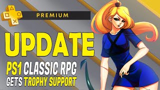 Playstation Plus Premium  PS1 Classic Game Gets Trophy Support [upl. by Madella]