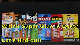 Which Super Glue Brand is the Best Lets find out [upl. by Akinom45]