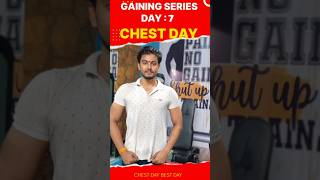 Gaining Series Day 7 Chest Workout youtubeshorts shorts motivation bodybuilding chestday [upl. by Kasper261]