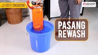 Cara Memasang ReWash amp ReClean Mesin Cuci Portable Hemat amp Praktis [upl. by Naresh168]