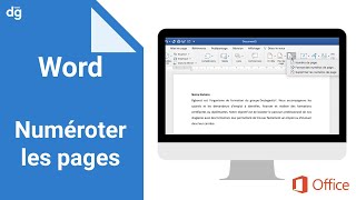 Comment numéroter les pages sur Word [upl. by Repmek182]