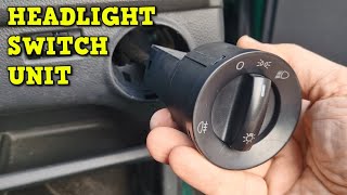 Headlight Switch Replacement  Volkswagen Polo [upl. by Josepha]