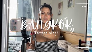 Getting a tattoo in Bangkok  tattoo tour [upl. by Euqinot]