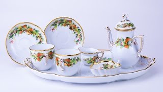 Christmas Herend Porcelain Coffee set [upl. by Peskoff447]