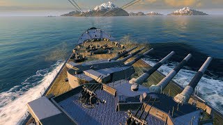 X Yoshino  299K Damage  World of Warships [upl. by Gagnon684]