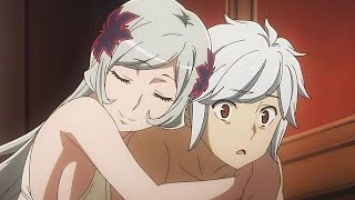 Bell meets Freya  Danmachi season 5 [upl. by Ellerred]