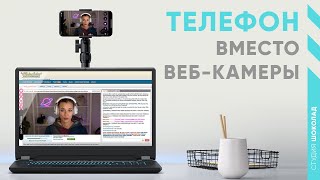 Подключаем телефон вместо вебкамеры при помощи Epoccam и iVcam Инструкция для вебкам модели [upl. by Niela]