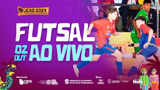 Futsal  Último Dia de Disputa  Jogos Escolares Brasileiros 2024  Pernambuco  Sub14 ⚽🔥 [upl. by Ilario]