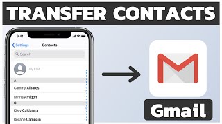 How to Export iPhone Contacts to Gmail  Backup iPhone Contacts to Gmail [upl. by Charles]