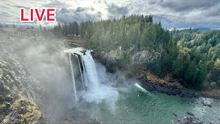 Lao Ocean is LIVE from Snoqualmie Falls 🏔️ [upl. by Lotty]