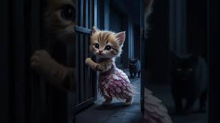 kitten got kidnapped 🥺😫cat shorts viral cute entertainment animation sad story [upl. by Capwell]