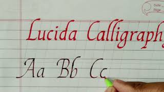 Lucida calligraphy  Italic calligraphy  Lucida handwriting Rahul Ryachand [upl. by Weatherby163]