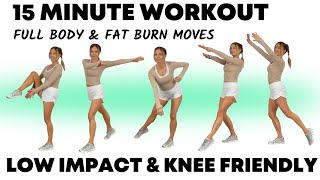 15 Minute Full Body Workout 🔥 Low Impact NO JUMPING Fat Burning Cardio [upl. by Childs853]