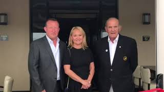 Sean and Mary Keogh officially open their new Terrace area at Ballyliffin Lodge [upl. by Attela]