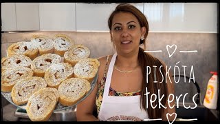 RETRO📺PISKÓTA TEKERCS🍰 JÓ ÉTVÁGYAT 😊😘 [upl. by Sclater540]