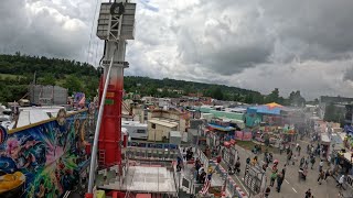 XXL Racer onride  GoetzkeBergmann  Balinger Volksfest 2024 [upl. by Heigho]