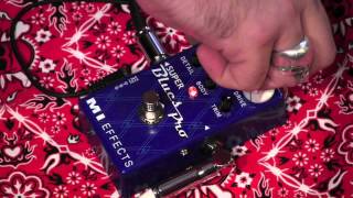 MI Effects SUPER BLUES PRO overdrive pedal demo with Gibson SG amp Mojotone LERXST [upl. by Ennagrom984]