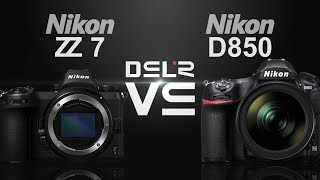 Nikon Z7 vs Nikon D850 [upl. by Lamrert]